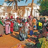 Der Markt von Saint Loius, Senegal