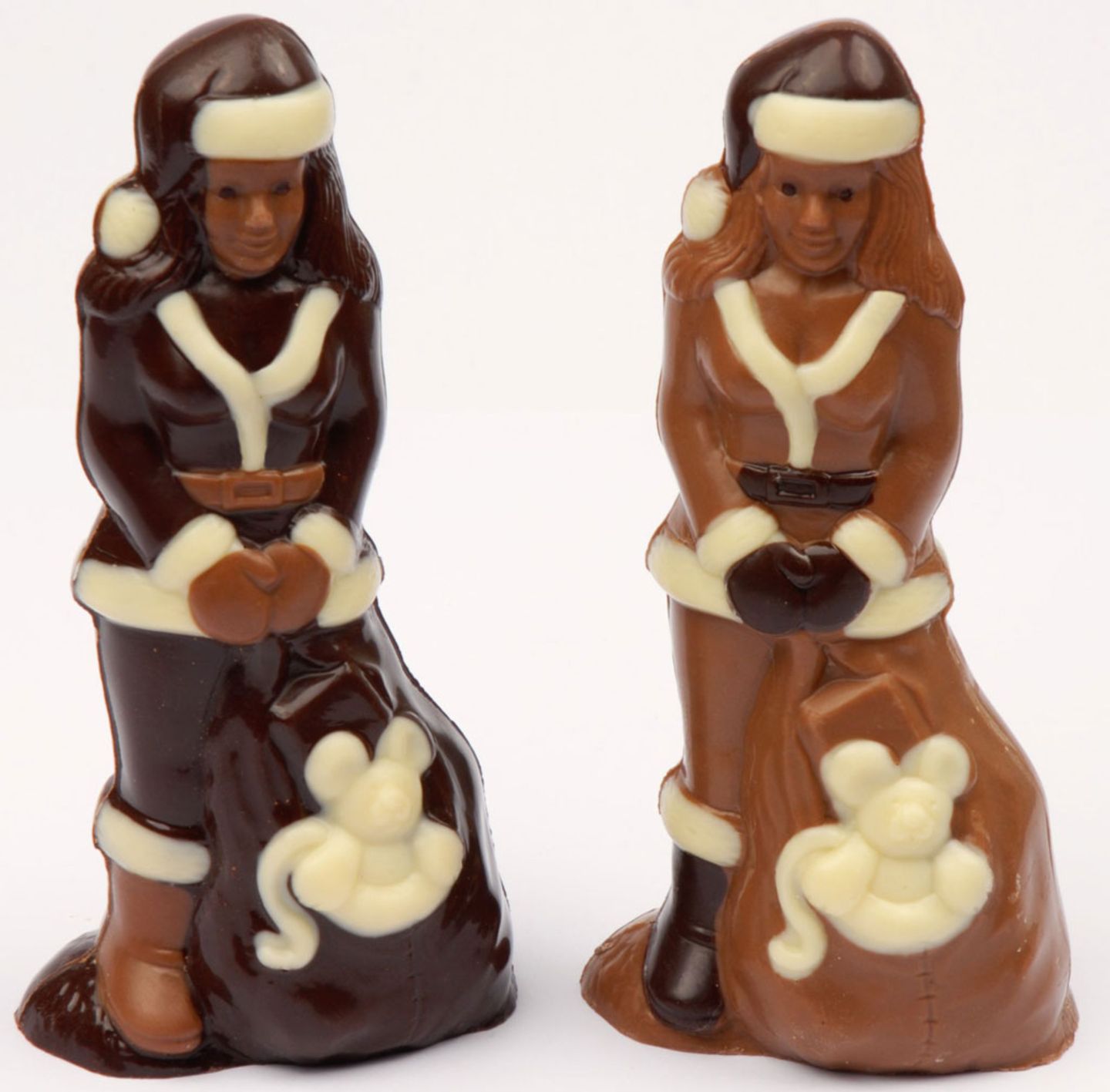 Weihnachtsfrau aus Schokolade - [ESSEN UND TRINKEN]