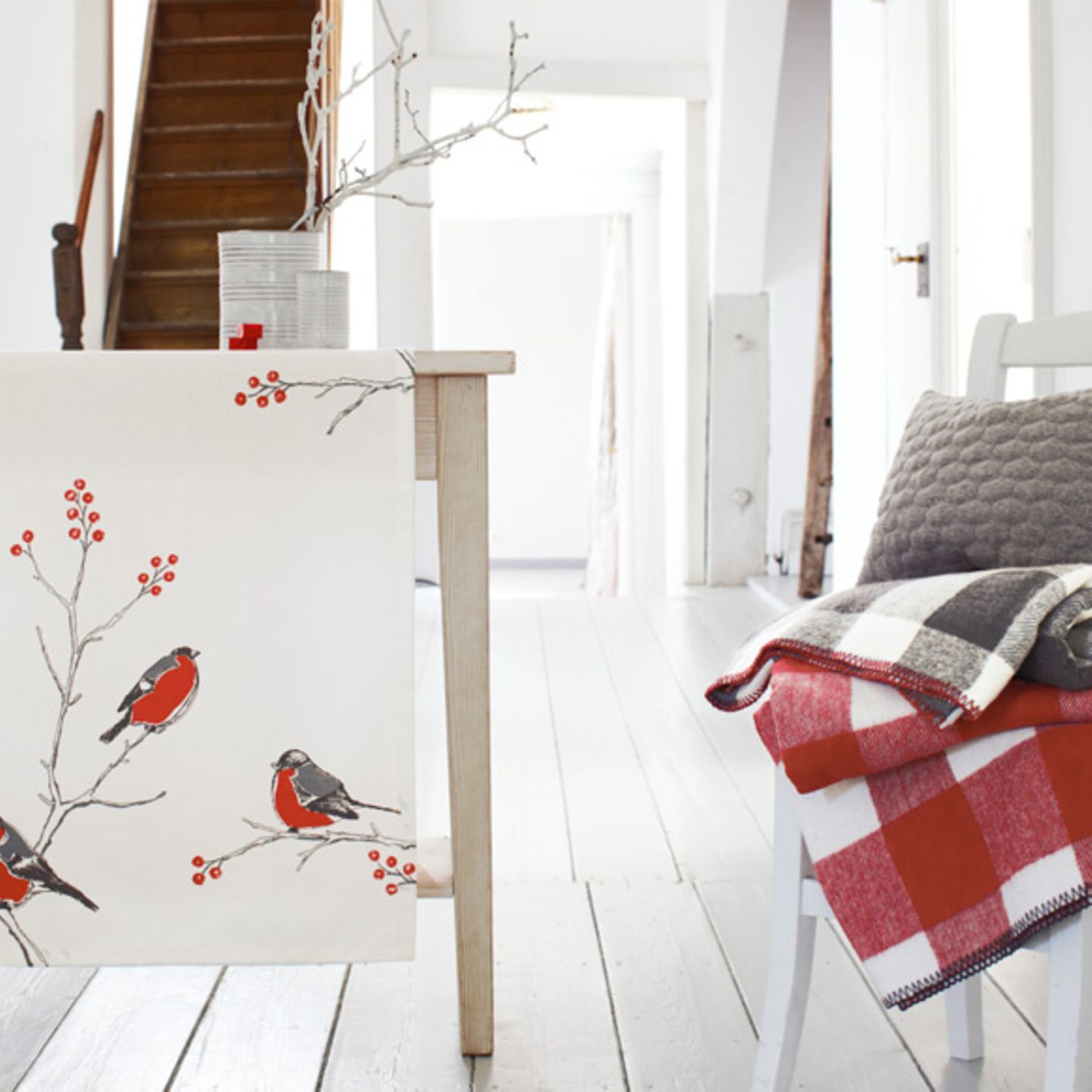 "Wintertime" auf der Tischdecke