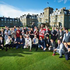 Start auf Schloss Gleneagles