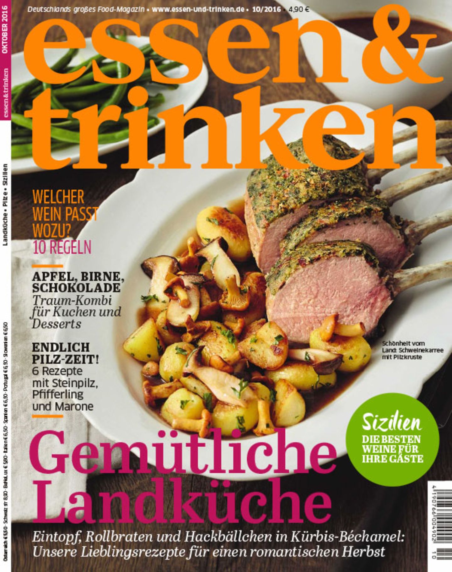 Heftvorschau essen&trinken Ausgabe 10/2016 [ESSEN UND TRINKEN]