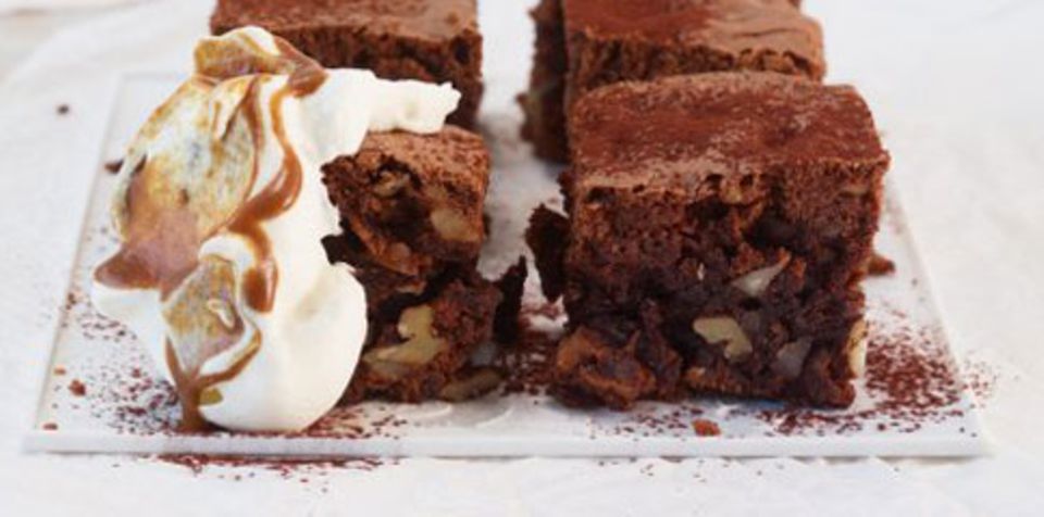 Die perfekten Brownies sind nicht knusprig, sondern schön saftig Die perfekten Brownies sind nicht knusprig, sondern schön saftig