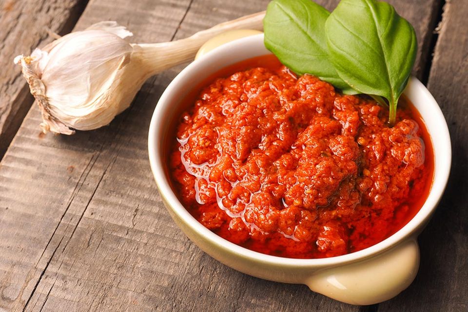 Intensiv und aromatisch: Pesto rosso aus getrockneten Tomaten