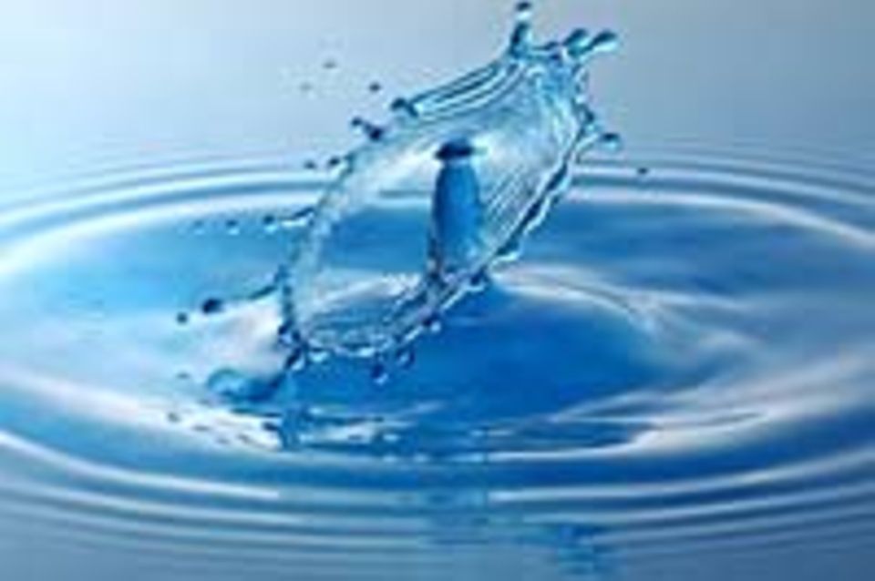 Reichlich Wasser versorgt die Haut mit Flüssigkeit