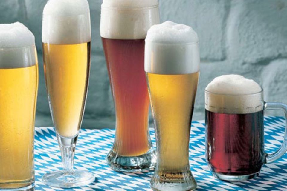 Jede Biersorte hat ihr eigenes Glas