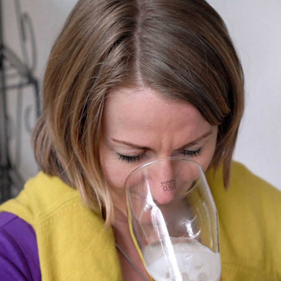 Riechen vor dem Trinken ist wichtig Riechen vor dem Trinken ist wichtig