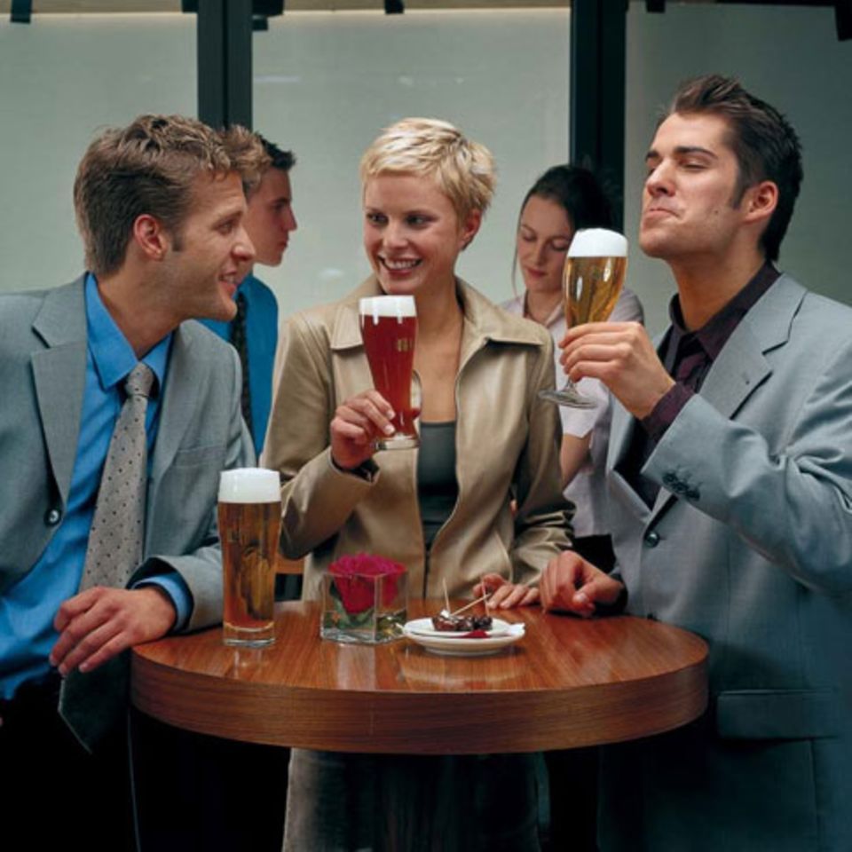 Bierprobe mit Freunden Bierprobe mit Freunden