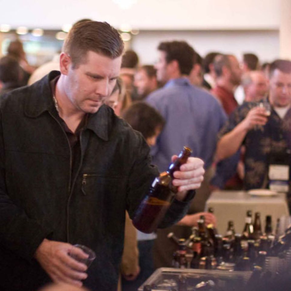 World Cup Besucher bei der Bier-Degustation. World Cup Besucher bei der Bier-Degustation.