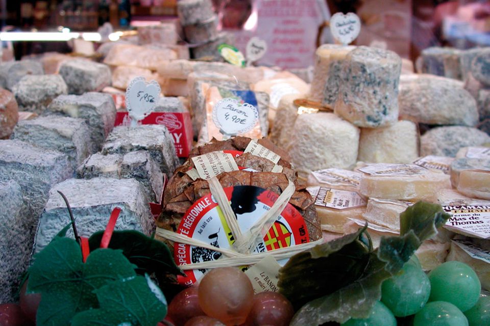 Käse auf dem Marché Mouffetard