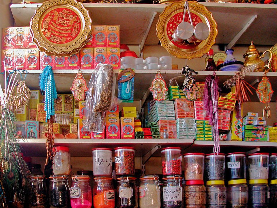 Marokkanischer Laden im Viertel Barbès Marokkanischer Laden im Viertel Barbès