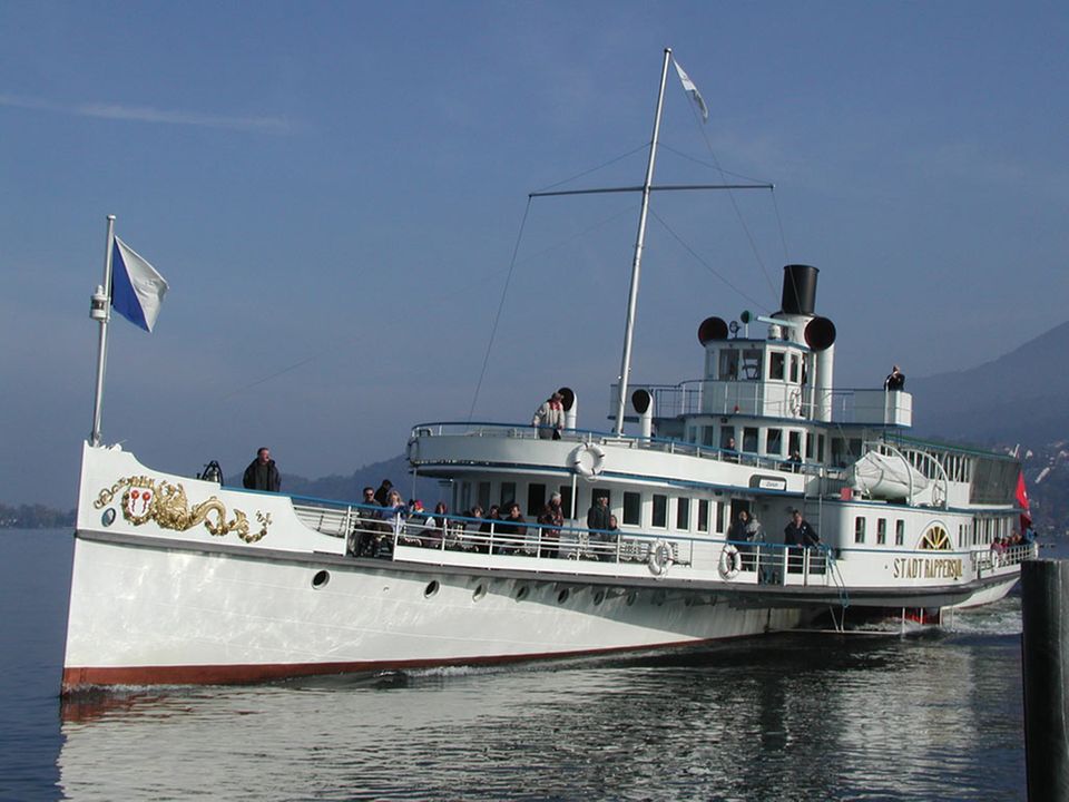 Das Dampfschiff "Stadt Rapperswil" ist 96 Jahre alt Das Dampfschiff "Stadt Rapperswil" ist 96 Jahre alt