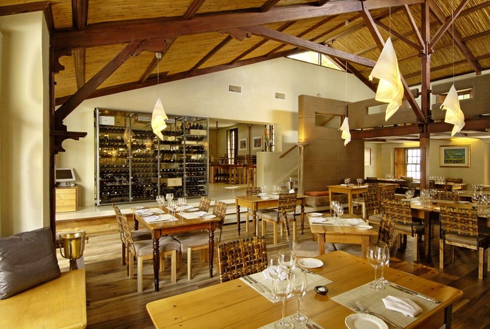 Stilvoll: Das Interieur des Kapstädter Restaurants "Aubergine". Stilvoll: Das Interieur des Kapstädter Restaurants "Aubergine".