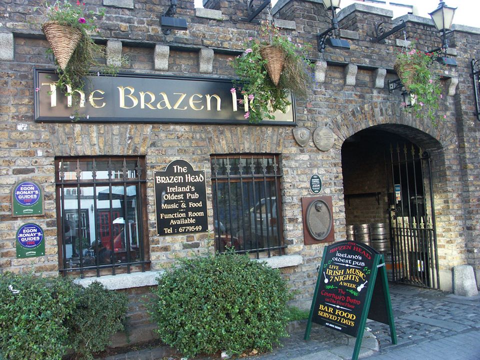 Einer der urigsten Pubs von Dublin: The Brazen Head Einer der urigsten Pubs von Dublin: The Brazen Head