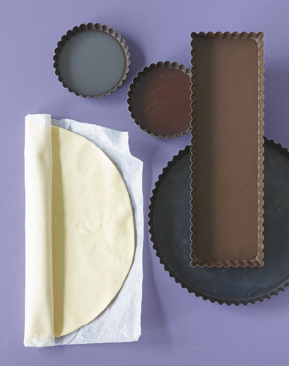 Für einen feinen Mürbeteig-Boden benötigen Sie Tarte-Formen Für einen feinen Mürbeteig-Boden benötigen Sie Tarte-Formen