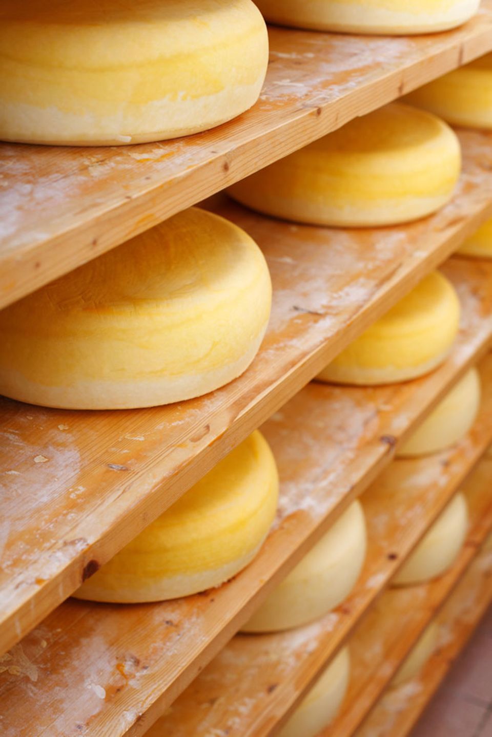 Gouda ist ein Schnittkäse und reift zwischen drei Wochen und drei Jahren Gouda ist ein Schnittkäse und reift zwischen drei Wochen und drei Jahren