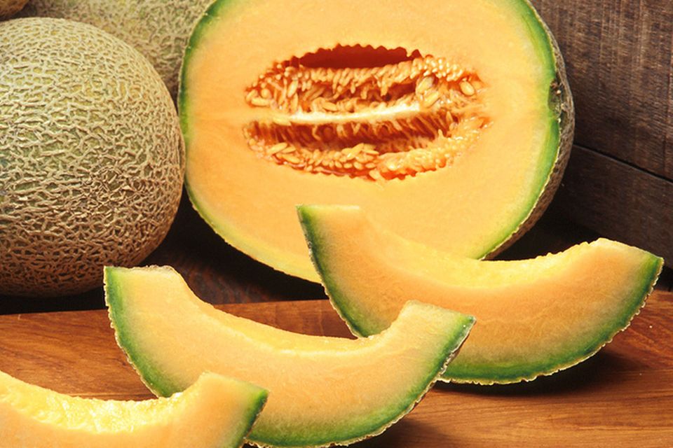 Reife Cantaloupe Melone