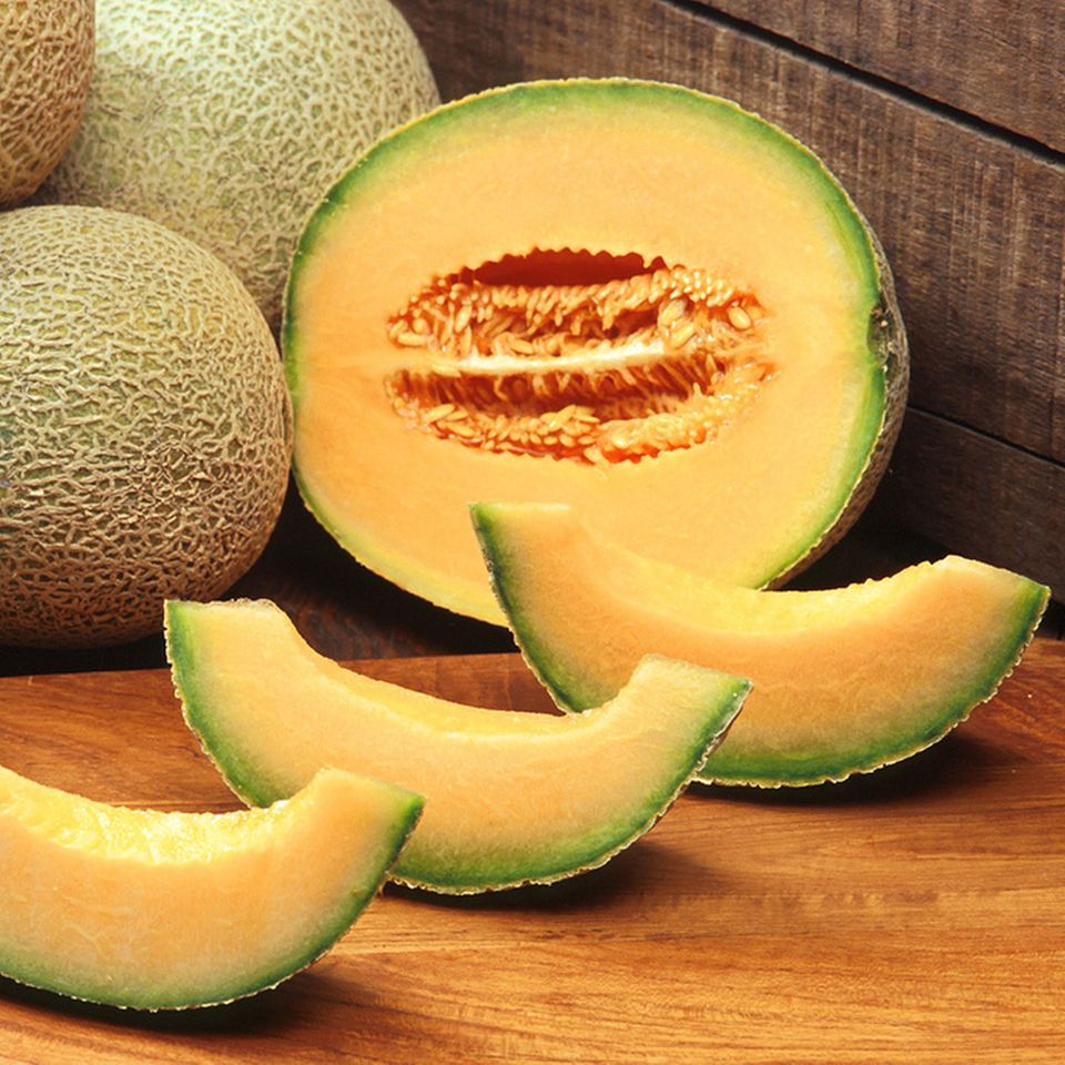 Reife Cantaloupe Melone Reife Cantaloupe Melone