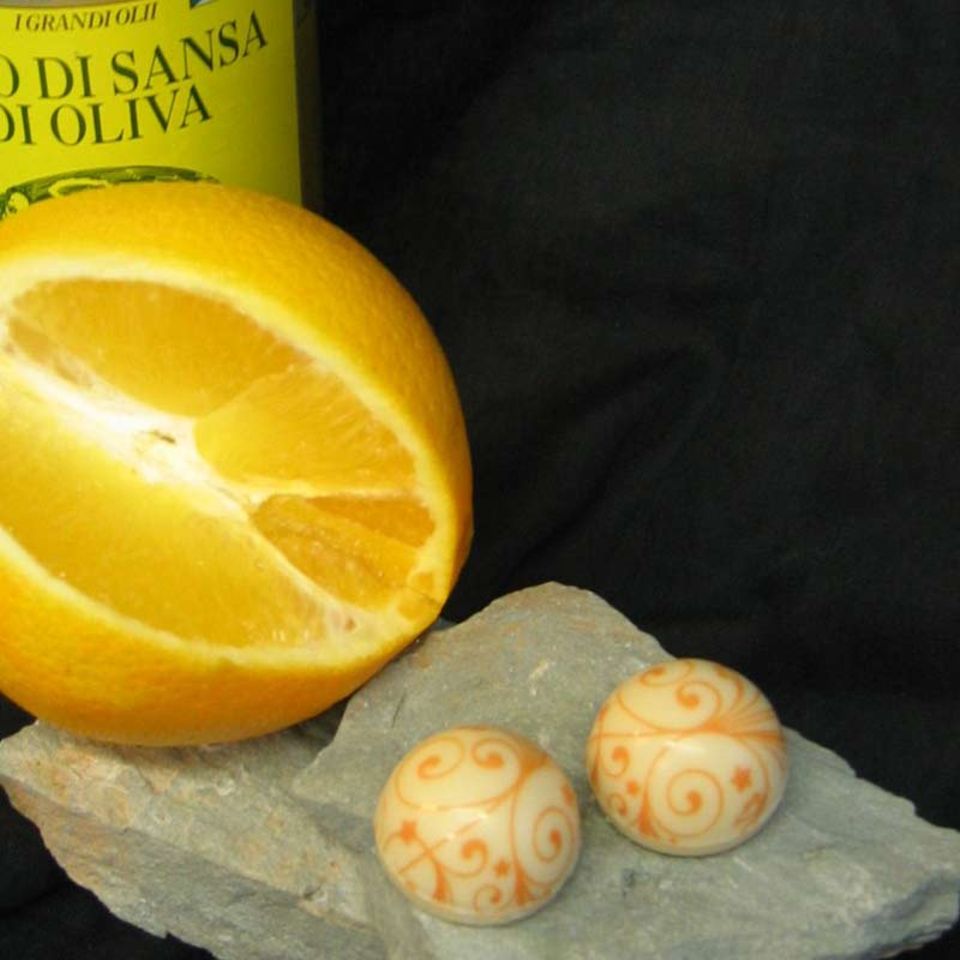 Orange und Olivenöl im Schokomantel