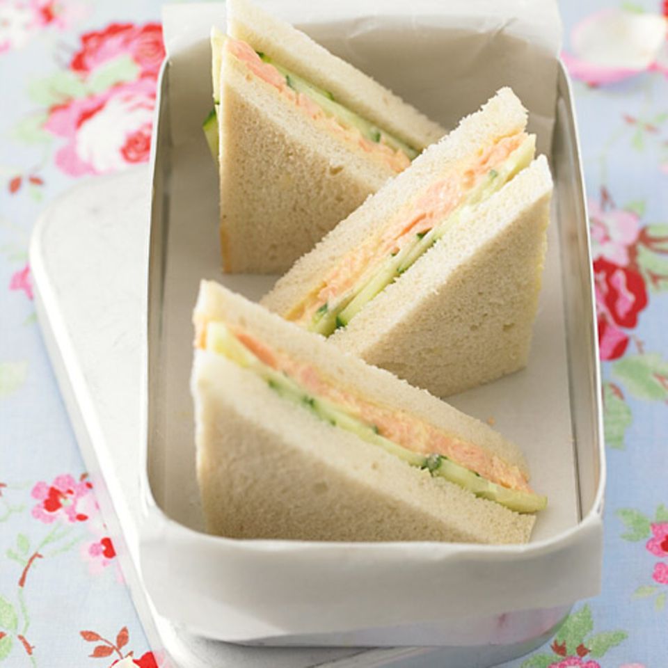 Gurken: Sandwiches, Brote und Wraps