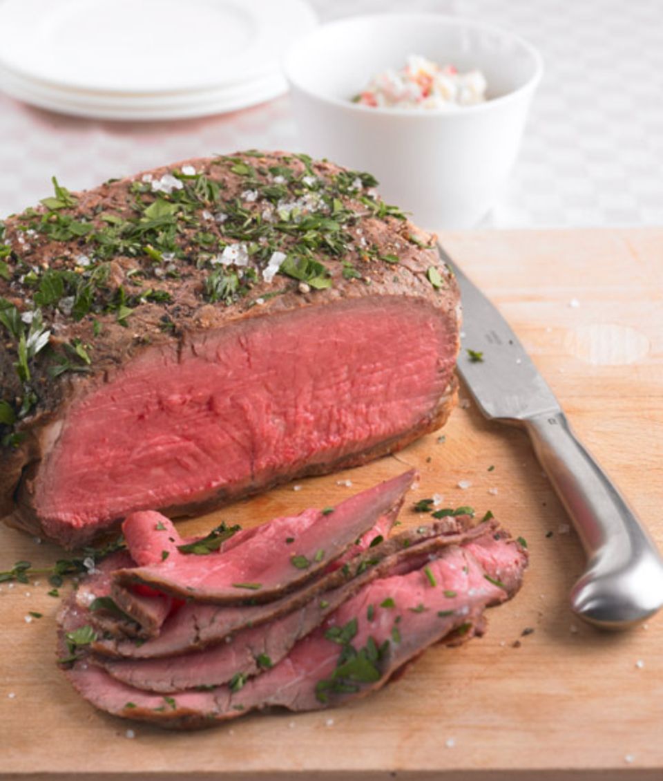 Beliebte Kombination: Remoulade und Roastbeef Beliebte Kombination: Remoulade und Roastbeef