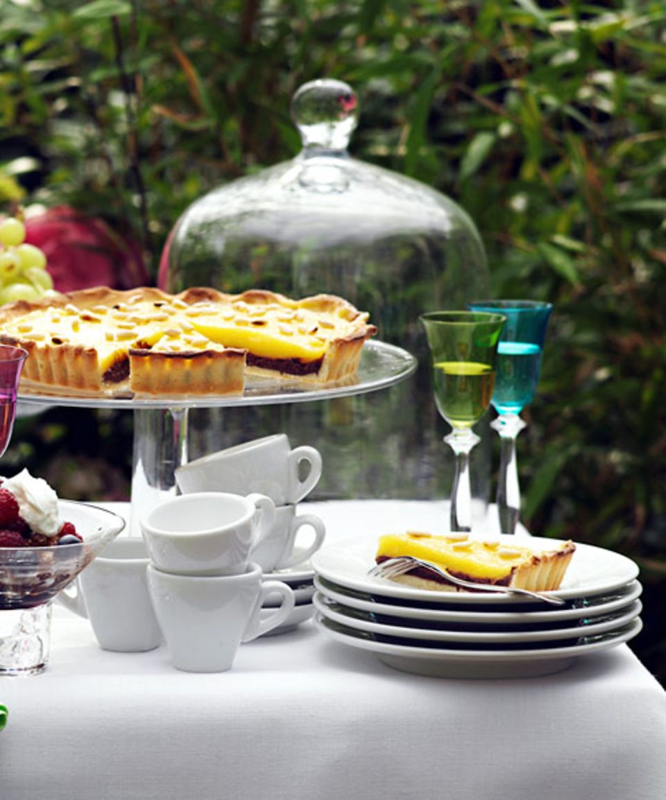 Schokotorte mit Lemon Curd Schokotorte mit Lemon Curd