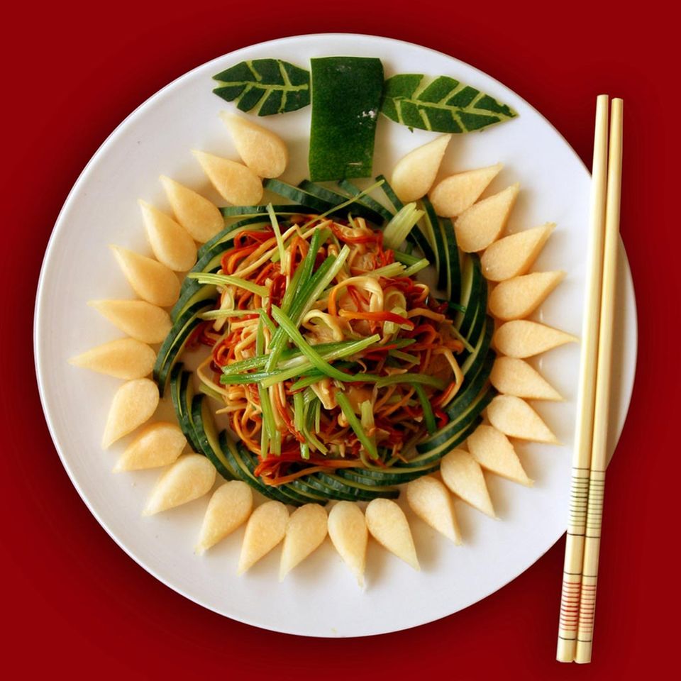 Die Hunan Küche ist ein Augenschmaus Die Hunan Küche ist ein Augenschmaus