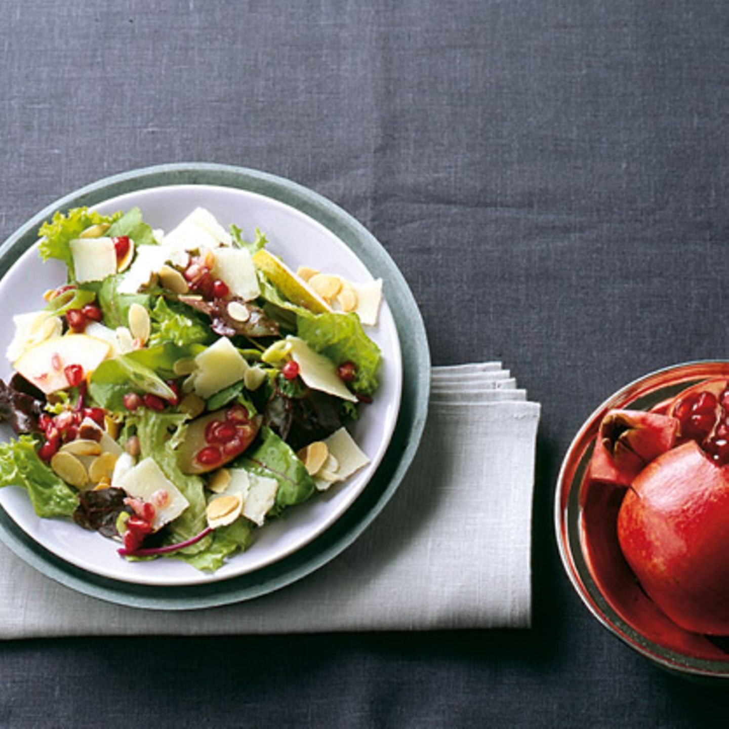 Granatapfelsalat mit Parmesan