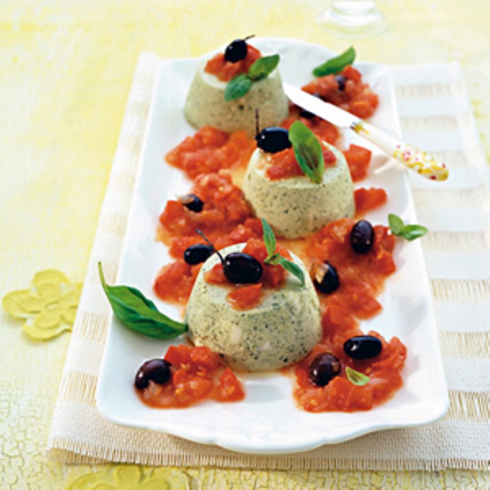 Basilikum-Panna-Cotta Basilikum-Panna-Cotta