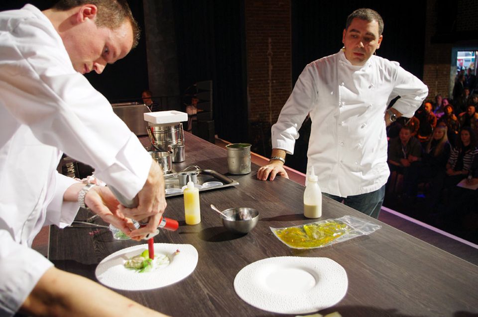 Christian Bau und sein Team beim Symposium Chefsache Christian Bau und sein Team beim Symposium Chefsache
