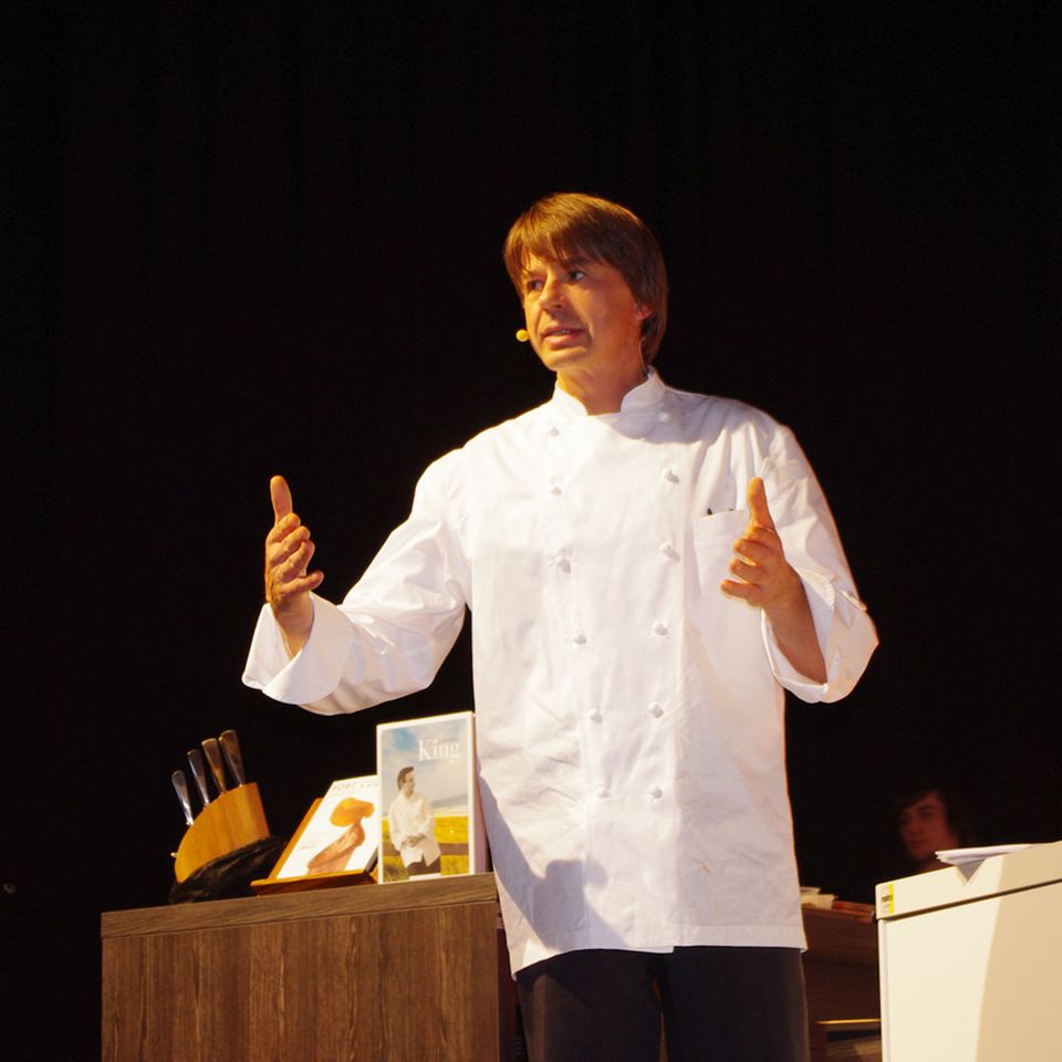 Joachim Wissler in Köln auf der Bühne Joachim Wissler in Köln auf der Bühne
