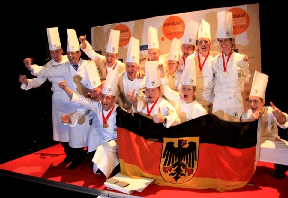 Großer Jubel Nationalmannschaft der Köche Großer Jubel Nationalmannschaft der Köche
