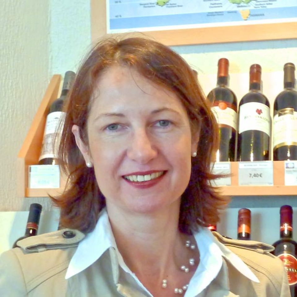 Wein-Fachfrau Anja Wetzl. Wein-Fachfrau Anja Wetzl.