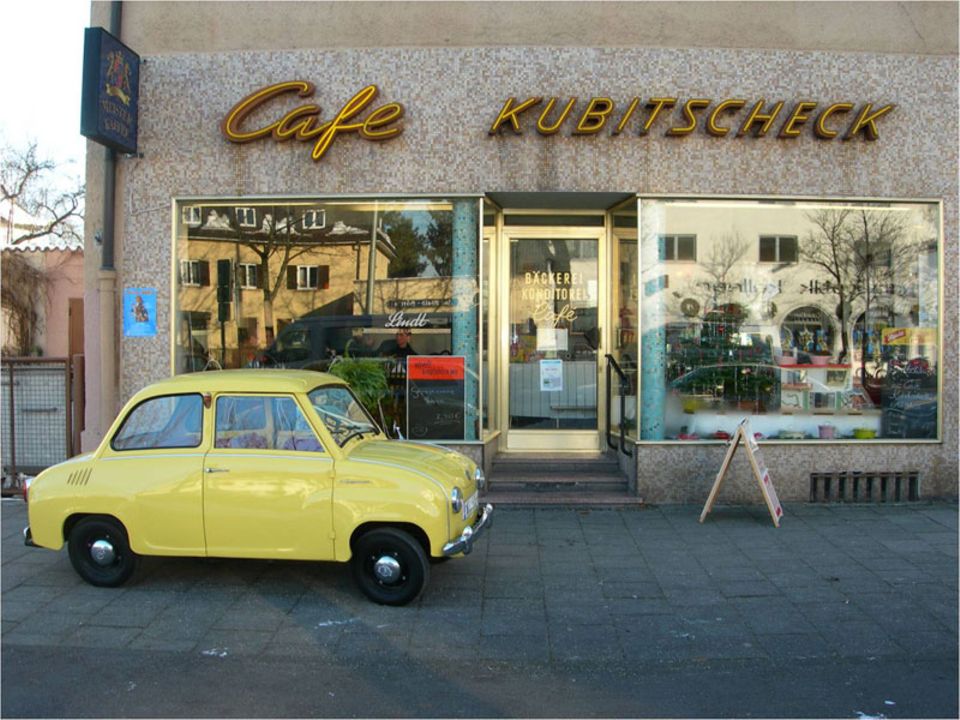 Außenansicht des Café Kubitscheck Außenansicht des Café Kubitscheck