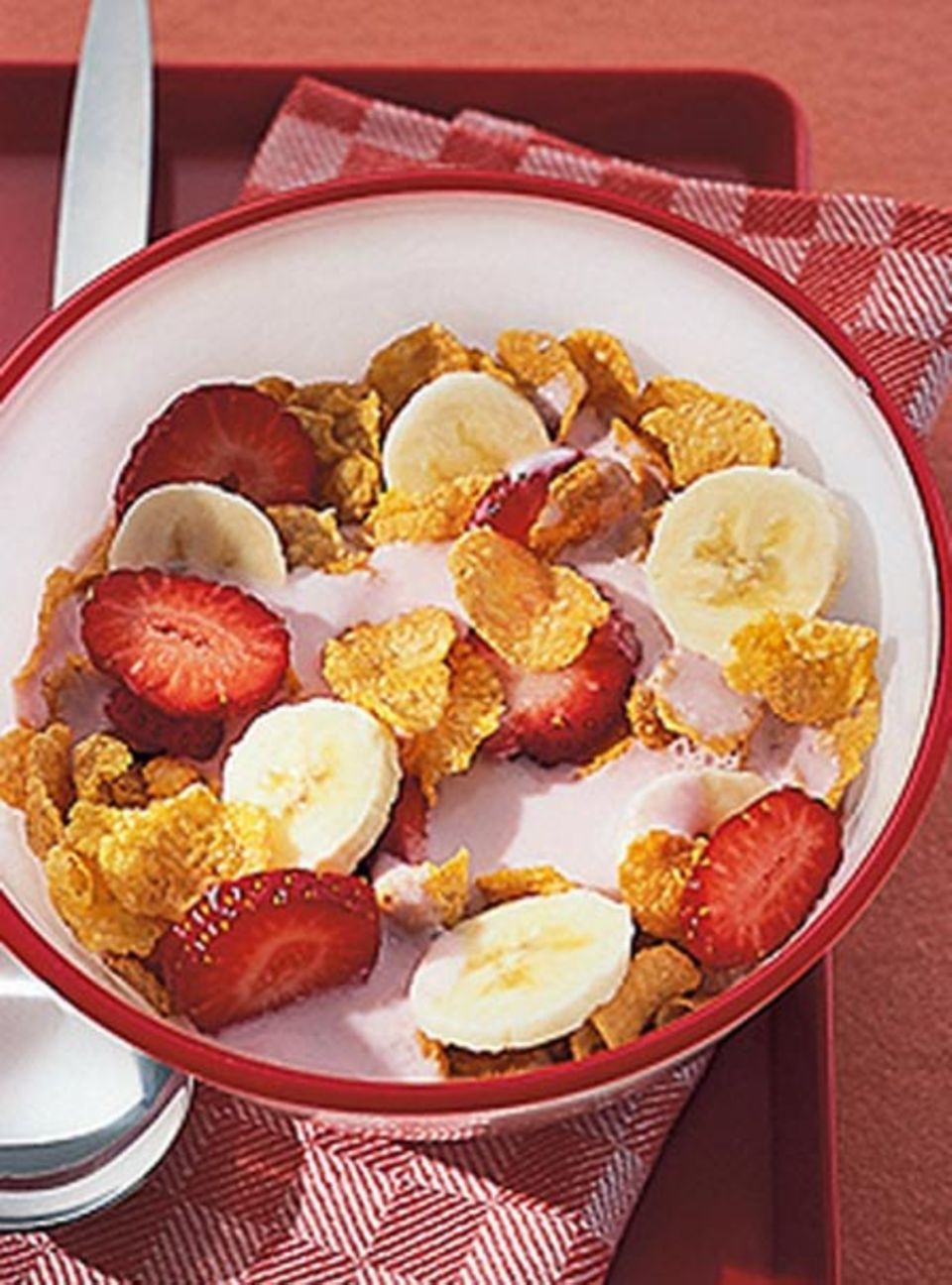 Beliebtes Frühstück: Cornflakes Beliebtes Frühstück: Cornflakes