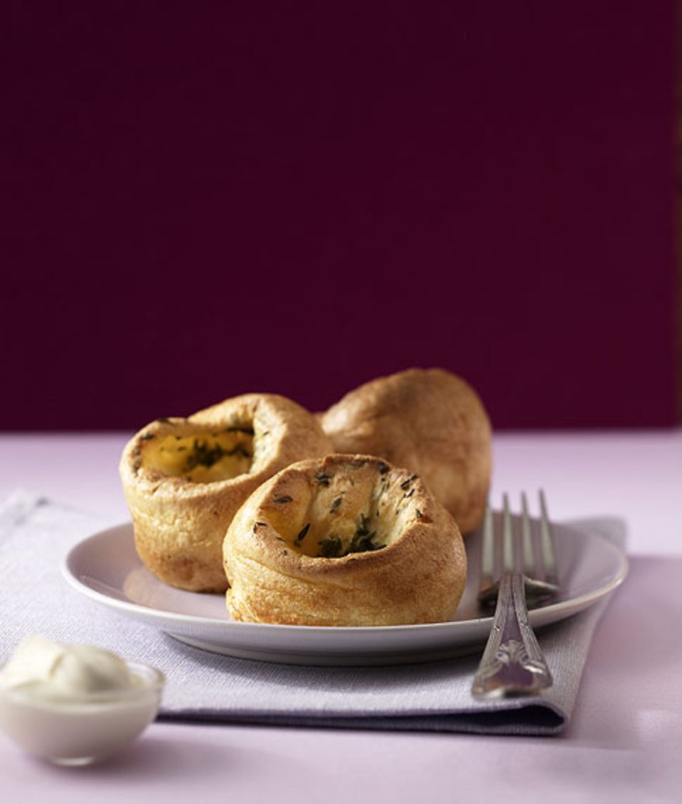 Yorkshire Pudding mit Thymian Yorkshire Pudding mit Thymian