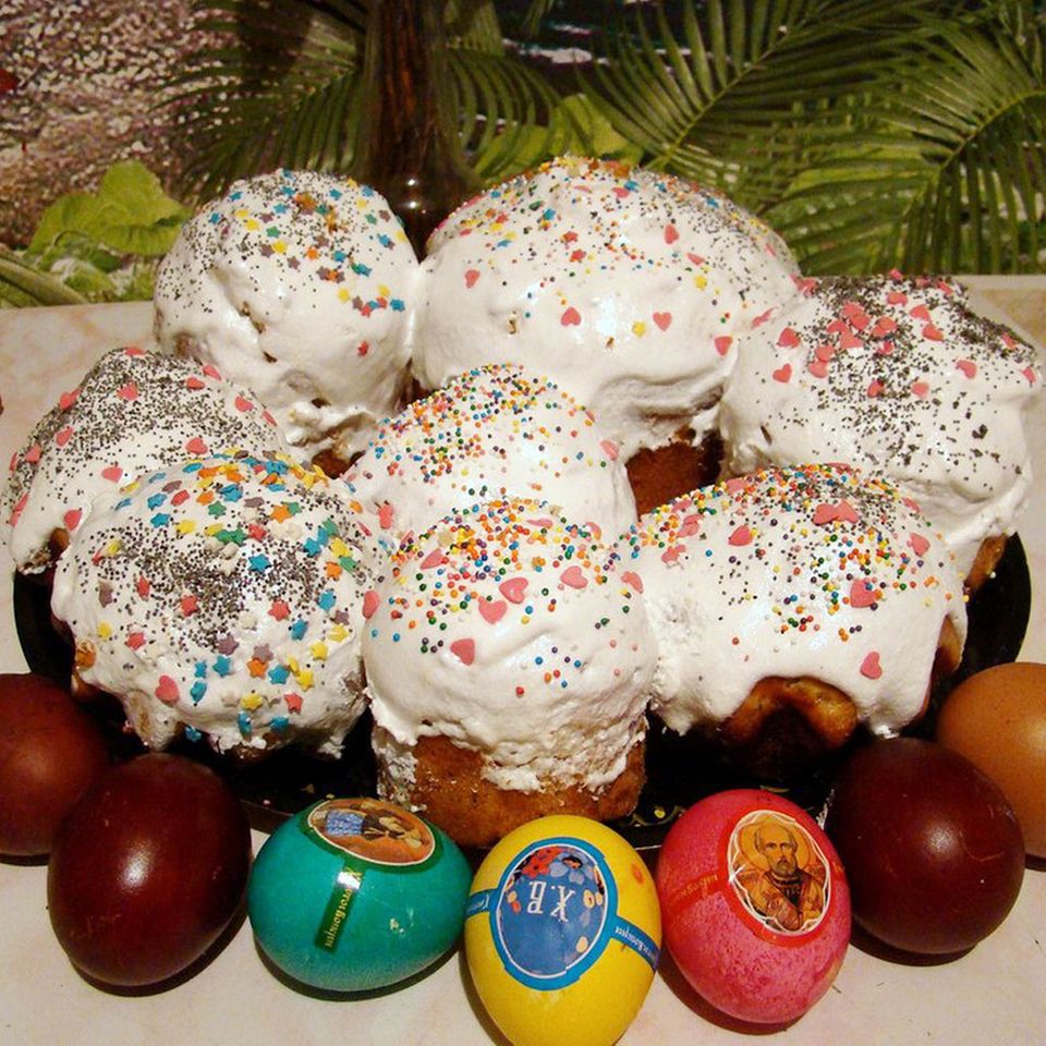 Russisch paska Ukrainian Easter
