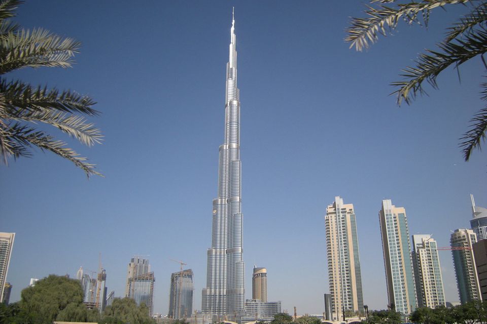 Das Burj Khalifa in Dubai ist das höchste Gebäude der Welt