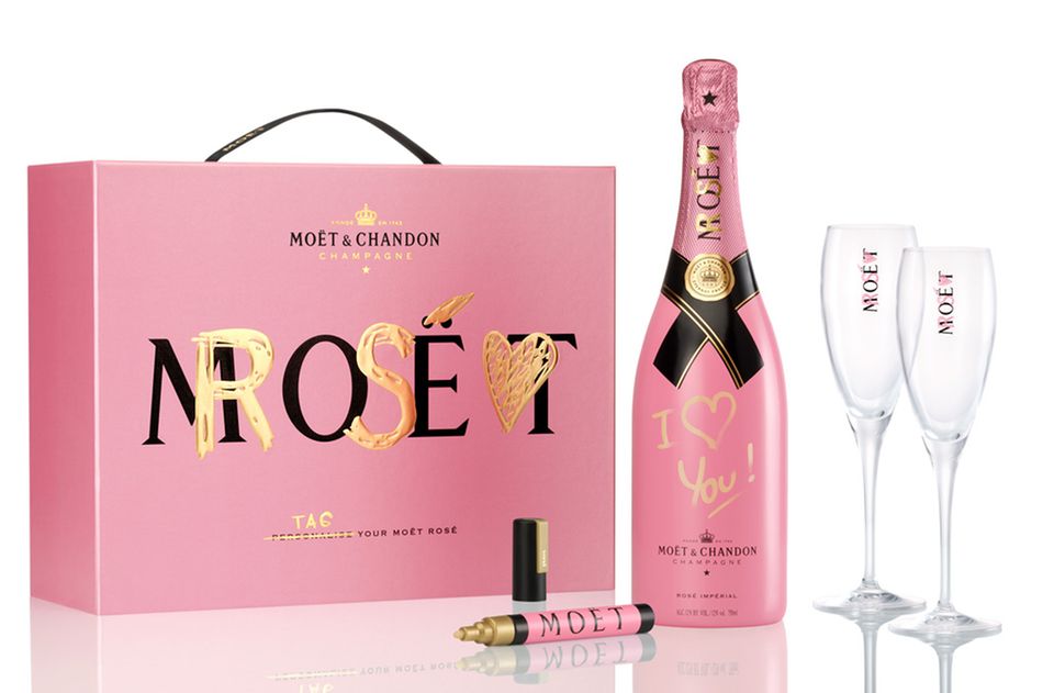 Geschenk für Verliebte: "Tag Your Moët Rosé" Geschenk für Verliebte: "Tag Your Moët Rosé"