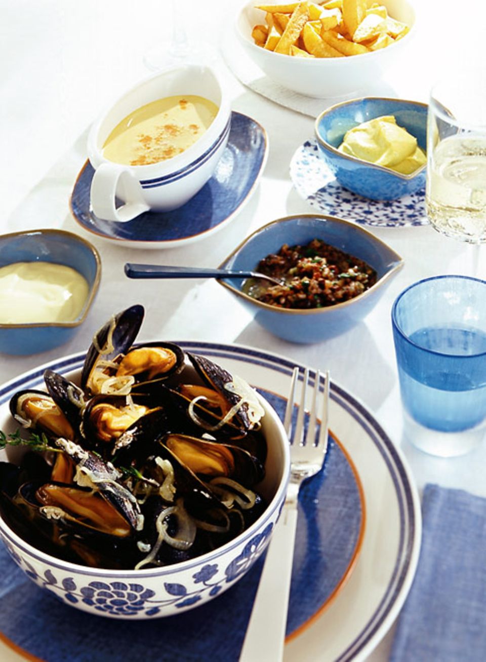 Unsere Version von Moules Frites Unsere Version von Moules Frites