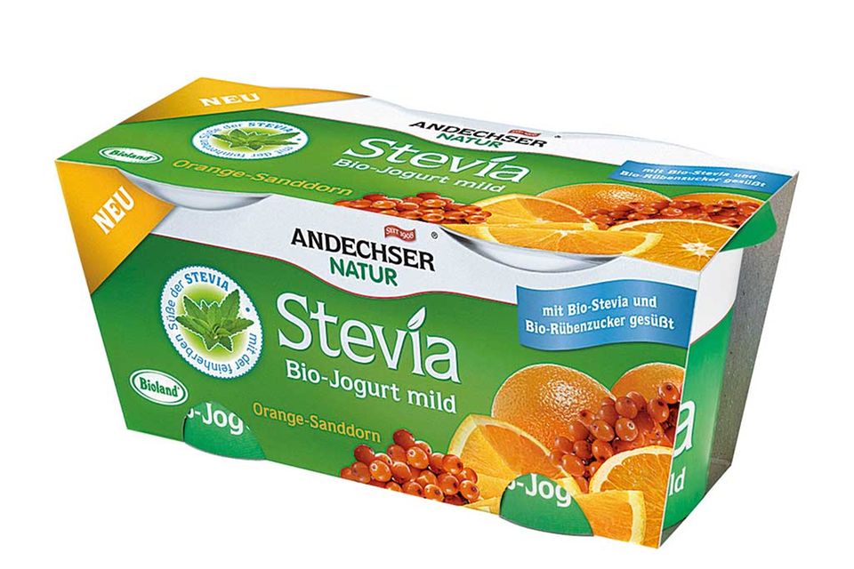 Andechser Bio-Joghurt mit Stevia