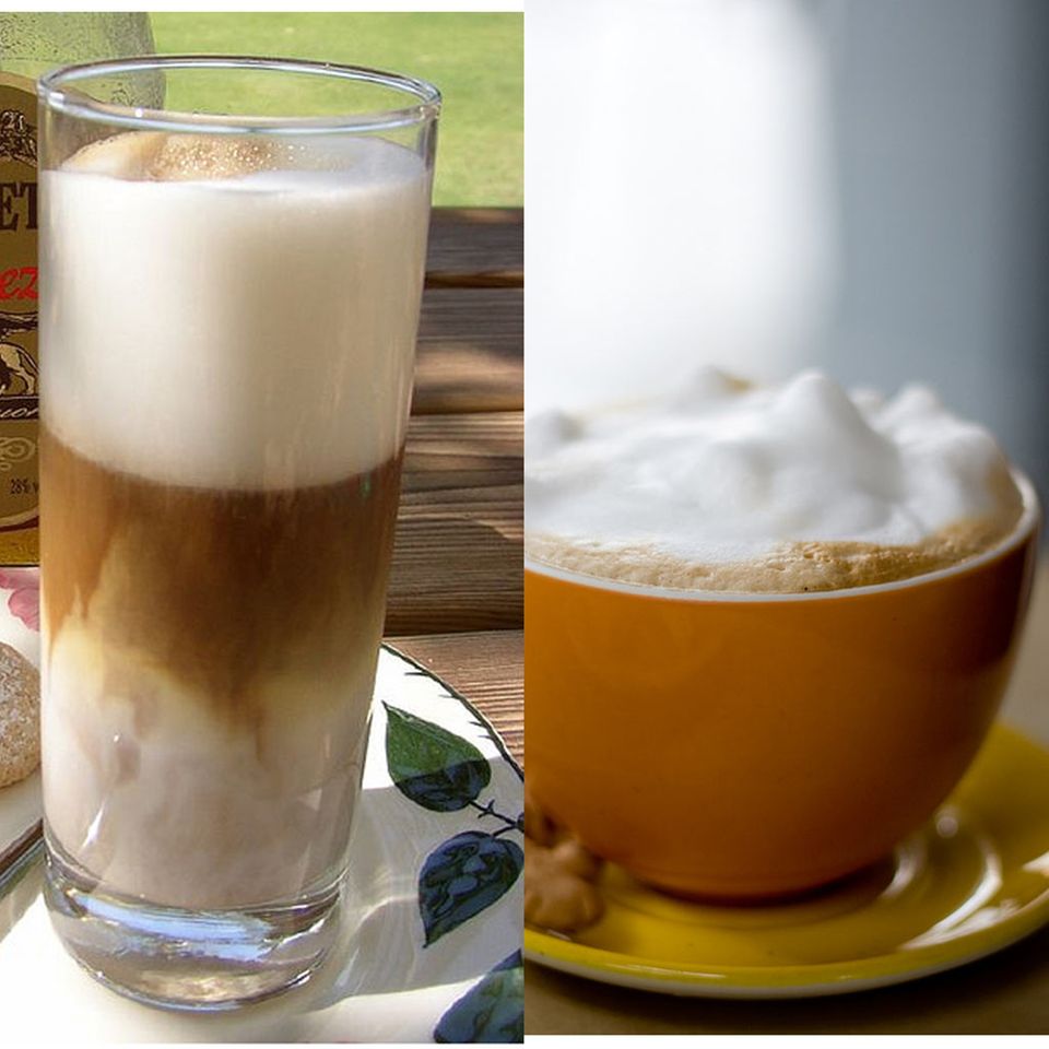 Genießen Sie statt eines Latte Macchiatos besser einen fettarmen Cappuccino Genießen Sie statt eines Latte Macchiatos besser einen fettarmen Cappuccino