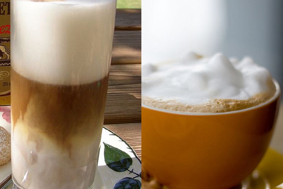Genießen Sie statt eines Latte Macchiatos besser einen fettarmen Cappuccino