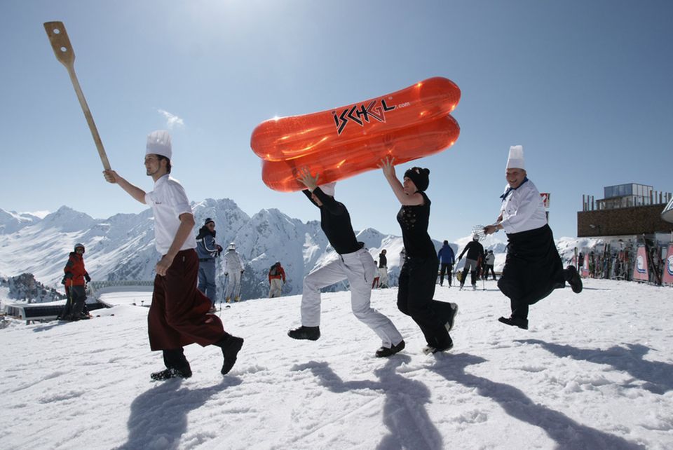 Am 13. und 14. April wird in Ischgl die dritte Ski-WM der Gastronomie ausgetragen Am 13. und 14. April wird in Ischgl die dritte Ski-WM der Gastronomie ausgetragen