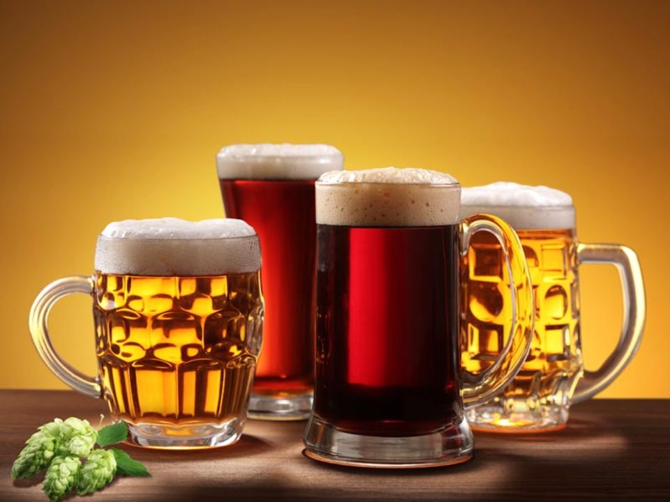 Unterschiedliche Sorten Starkbier. Unterschiedliche Sorten Starkbier.