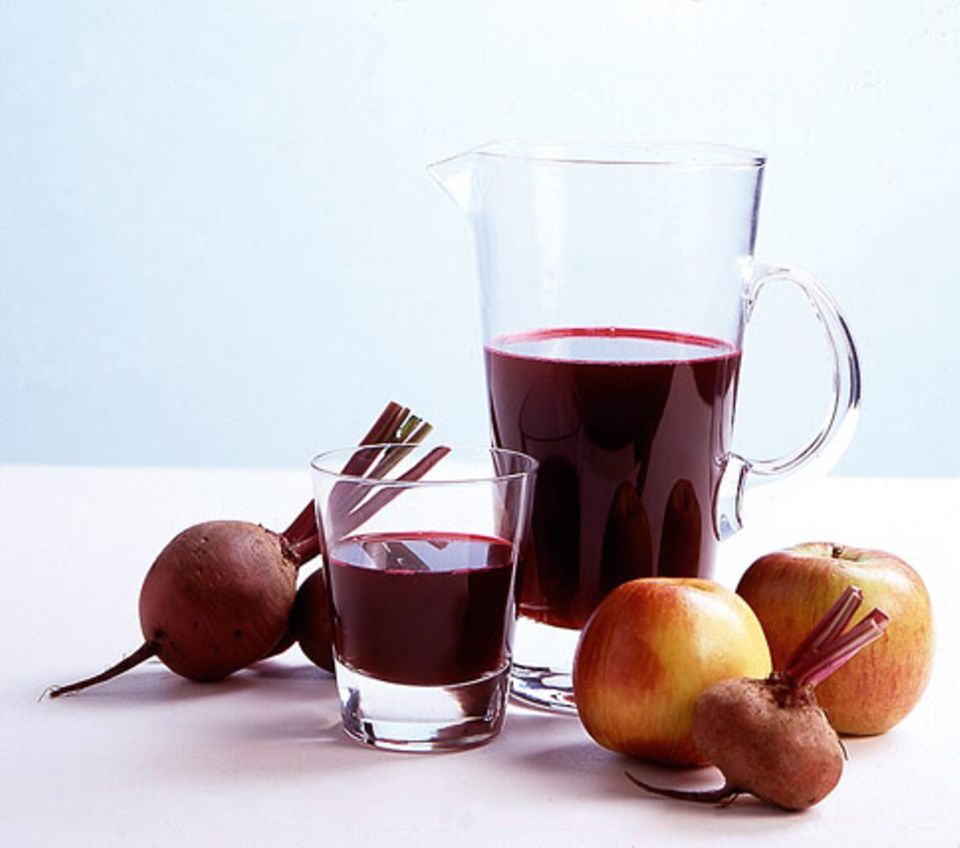 Apfel-Rote-Bete-Saft Apfel-Rote-Bete-Saft