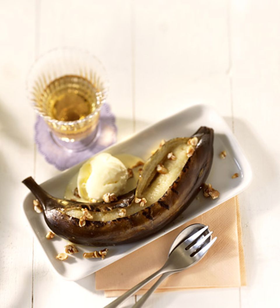 Gegrillte Banane Gegrillte Banane