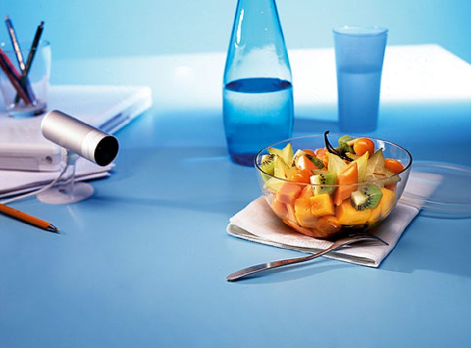 Im Obstsalat macht die Karambole eine gute Figur Im Obstsalat macht die Karambole eine gute Figur