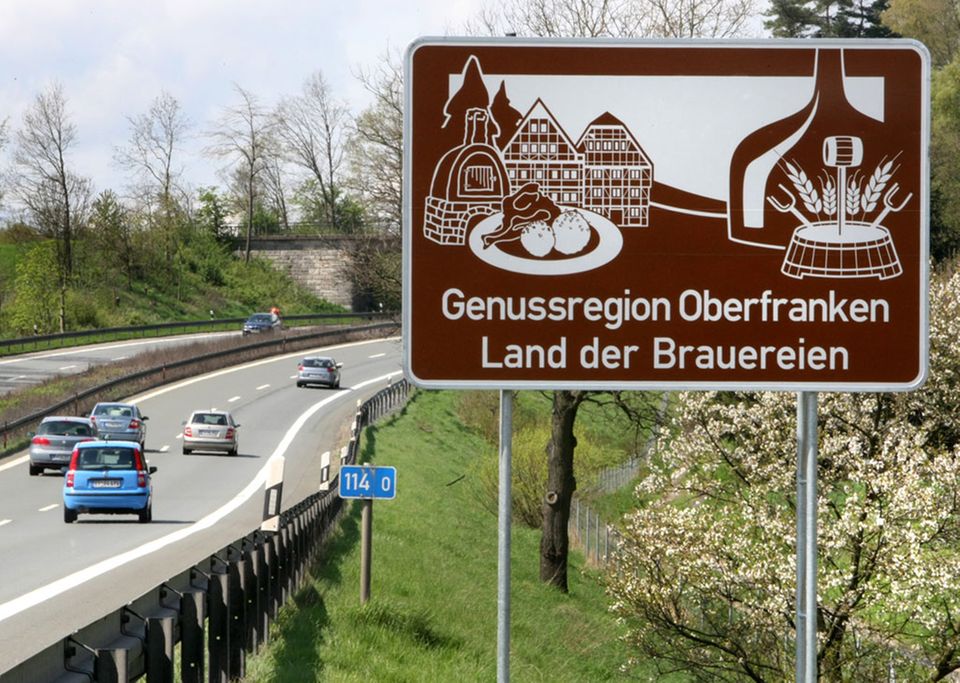 Autobahnschild Autobahnschild