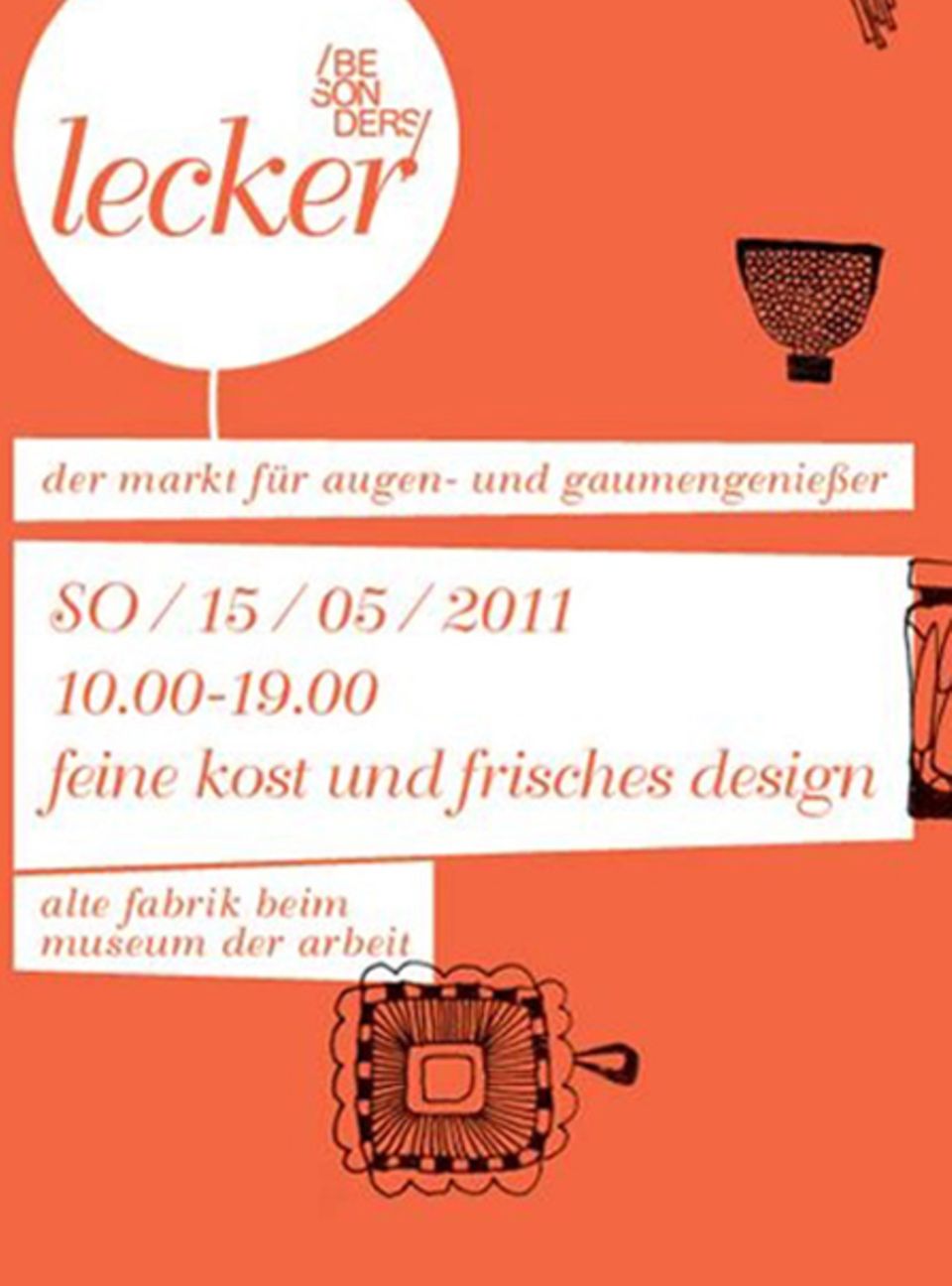 Besonderslecker: Food Markt am 15.Mai Besonderslecker: Food Markt am 15.Mai