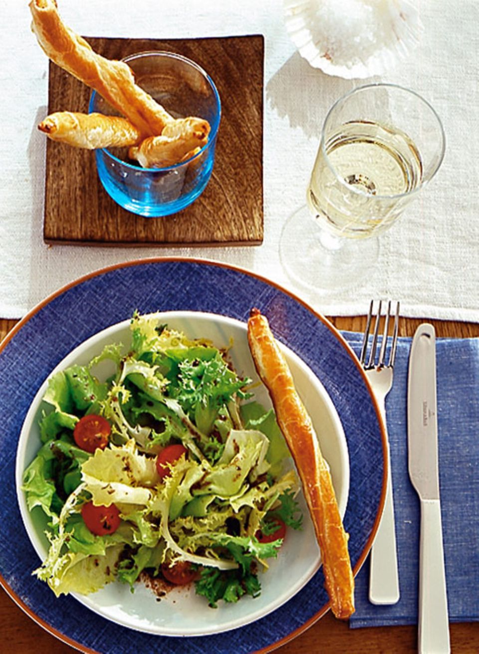 Grüner Salat ist reich an Vitamin K Grüner Salat ist reich an Vitamin K
